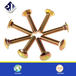 Custom Non-Standard Bolt Screw Square Head Bolt Black Oxide with Slotted Nut Castle Nut