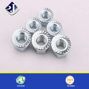 China Factory Supplier ANSI/ASME B 18.16.4 Hex Flange Nuts Serrated